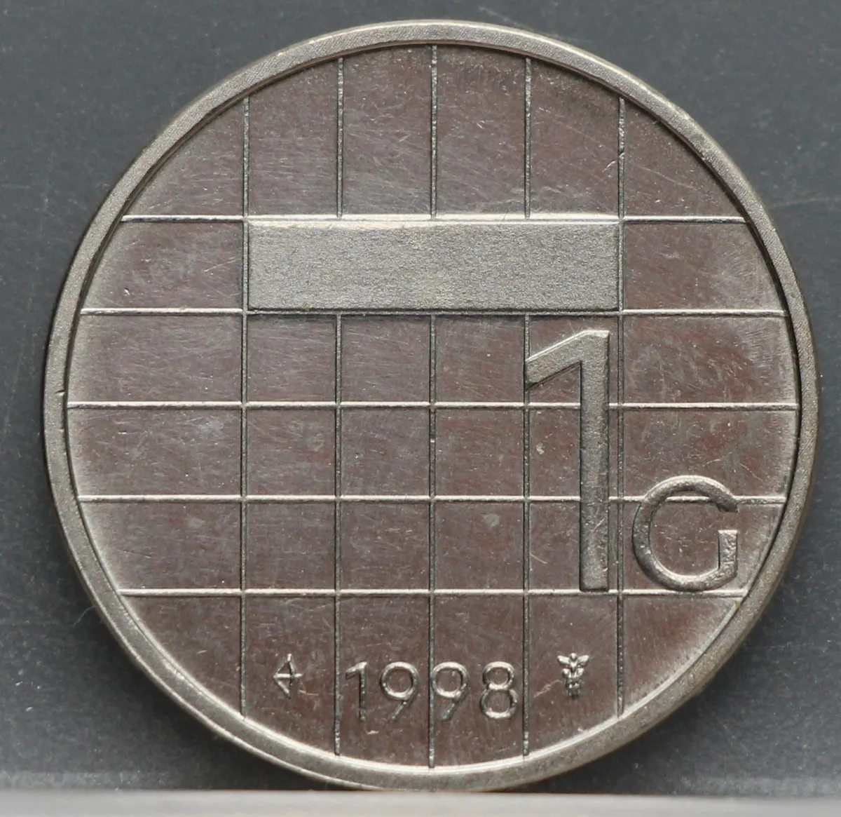 1 Gulden 1998 — Nikkel voorzijde, Nederland
