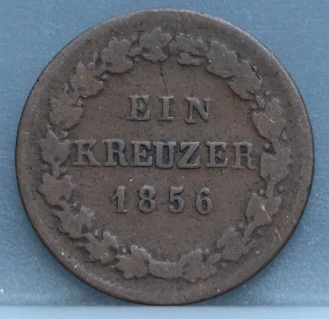 1 Kreuzer 1856 Nassau — Koper