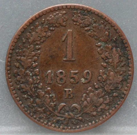 1 Kreuzer 1859 (B) Oostenrijk — Koper