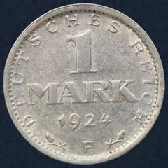 1 Mark 1924 (F) Deutsches Reich