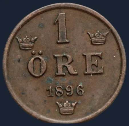 1 Öre 1896 Zweden