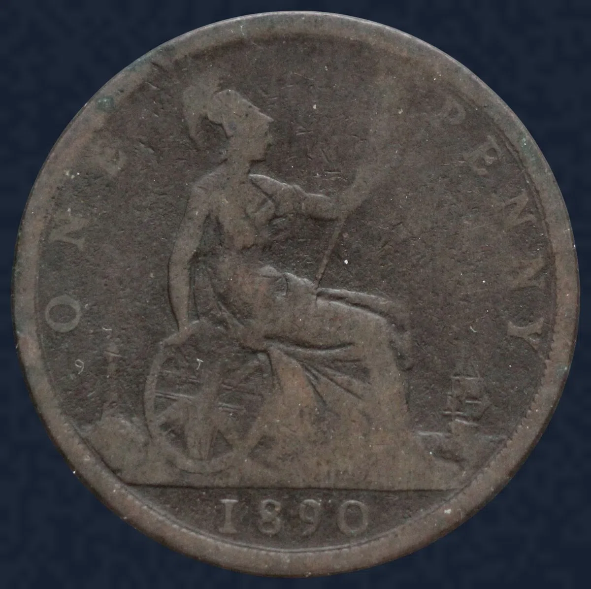 1 Penny 1890 Verenigd Koninkrijk