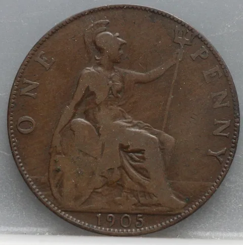 1 Penny 1905 Verenigd Koninkrijk — Brons