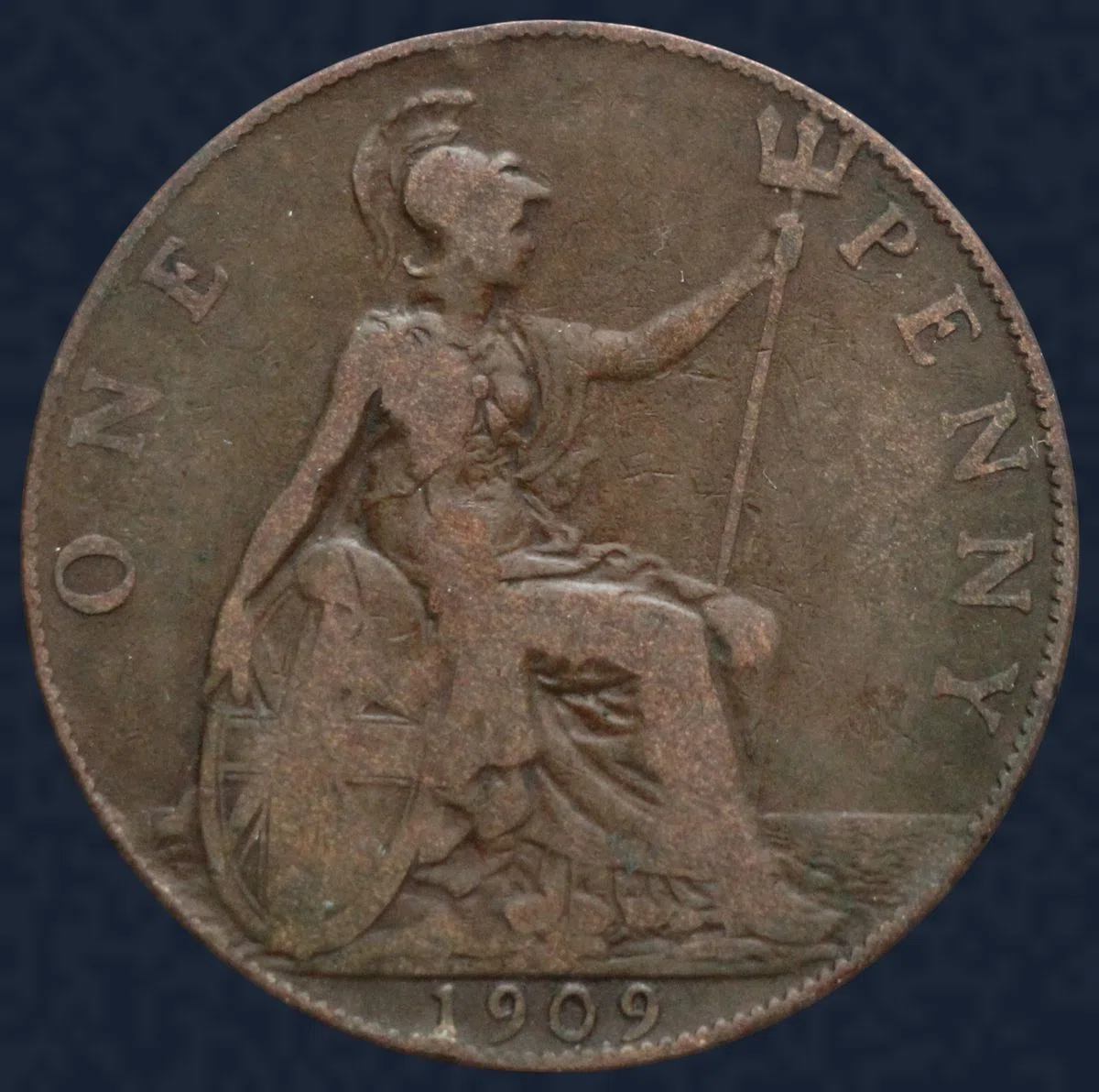 1 Penny 1909 Verenigd Koninkrijk