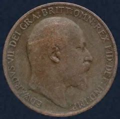 1 Penny 1909 Verenigd Koninkrijk