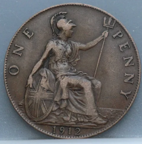 1 Penny 1912 Verenigd Koninkrijk — Brons