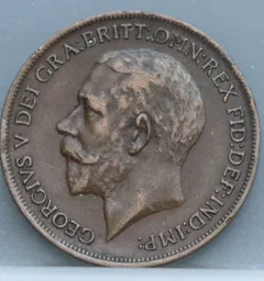1 Penny 1912 Verenigd Koninkrijk — Brons achterzijde