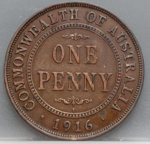 1 Penny 1916 Australië — Brons