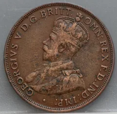 1 Penny 1916 Australië — Brons achterzijde