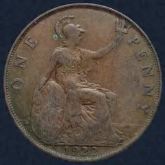 1 Penny 1922 Verenigd Koninkrijk