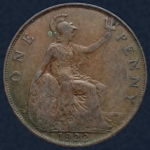 1 Penny 1922 Verenigd Koninkrijk