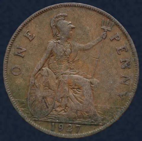 1 Penny 1927 Verenigd Koninkrijk