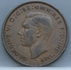 1 Penny 1948 Verenigd Koninkrijk Brons achterzijde