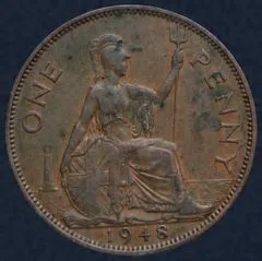 1 Penny 1948 Verenigd Koninkrijk
