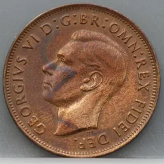 1 Penny 1950 Australië — Brons achterzijde