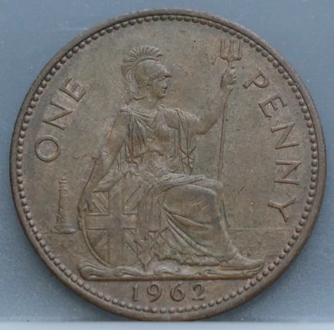 1 Penny 1962 Verenigd Koninkrijk — Brons