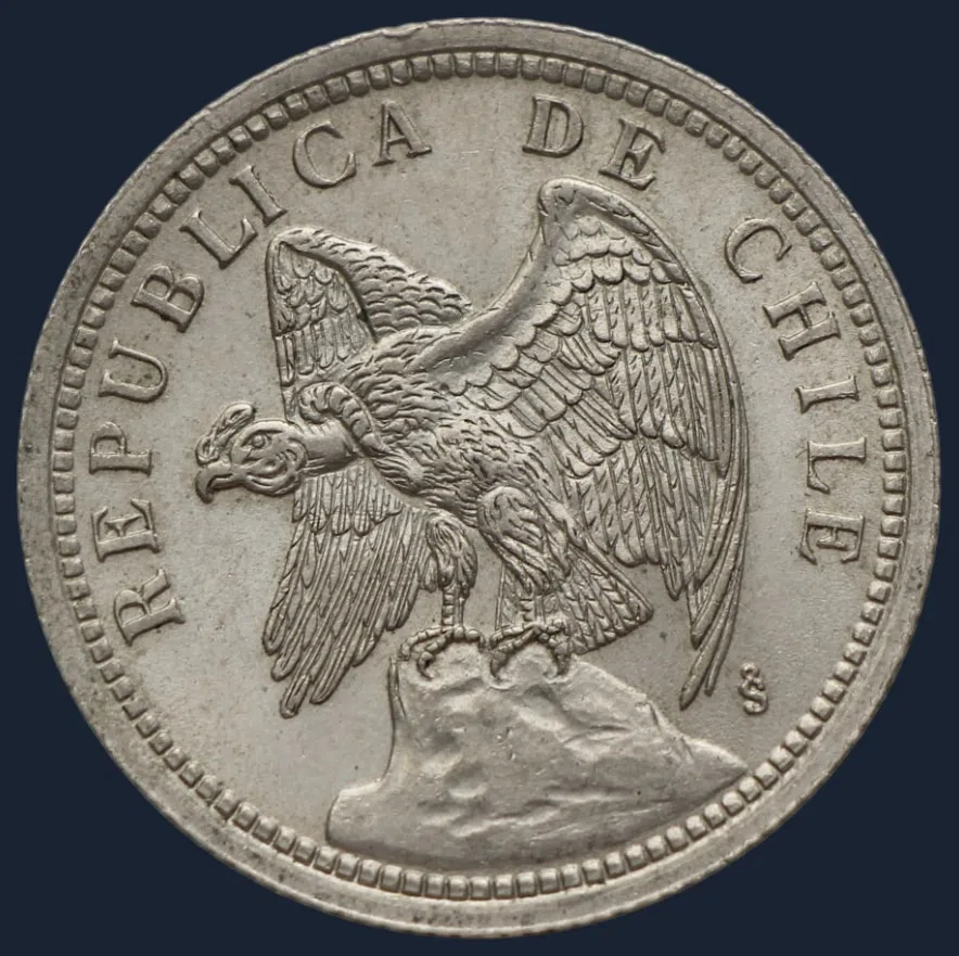 1 Peso 1933 Chili