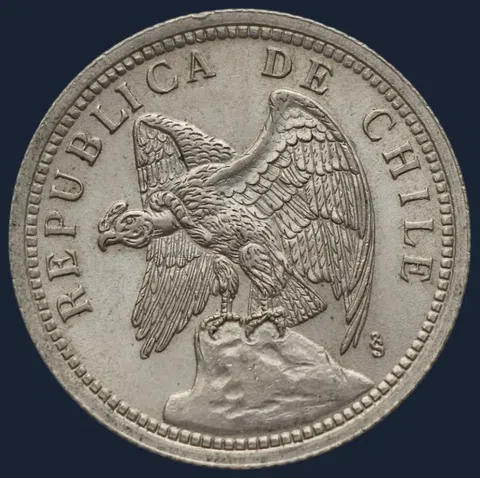 1 Peso 1933 Chili
