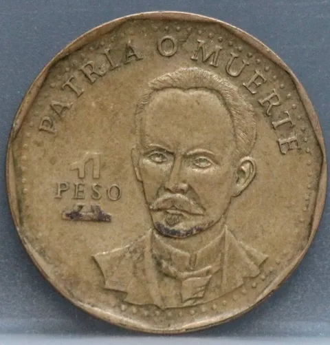 1 Peso 1992 Cuba — Messing