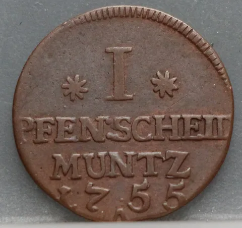 1 Pfennig 1755 Pruisen