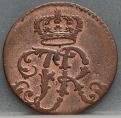1 Pfennig 1755 Pruisen achterzijde