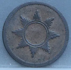 1 Pfennig 1819 Frankfurt am Main — Koper achterzijde