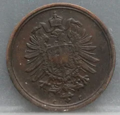 1 Pfennig 1875 (C) Duitse Rijk — Koper achterzijde
