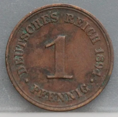 1 Pfennig 1894 (A) — Duitse Rijk, Koper
