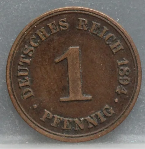 1 Pfennig 1894 (A) Duitse Rijk — Koper