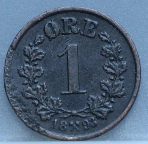 1 Øre 1893 Noorwegen Brons