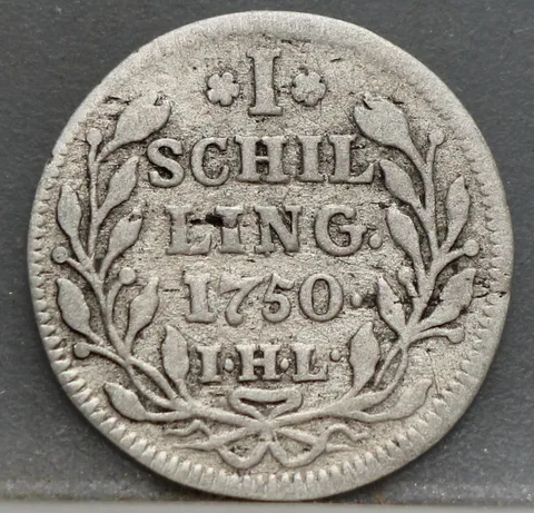 1 Schilling 1750 Hamburg