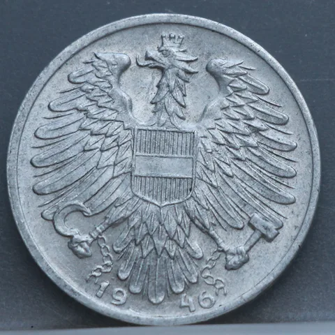 1 Schilling 1946 Oostenrijk — Aluminium