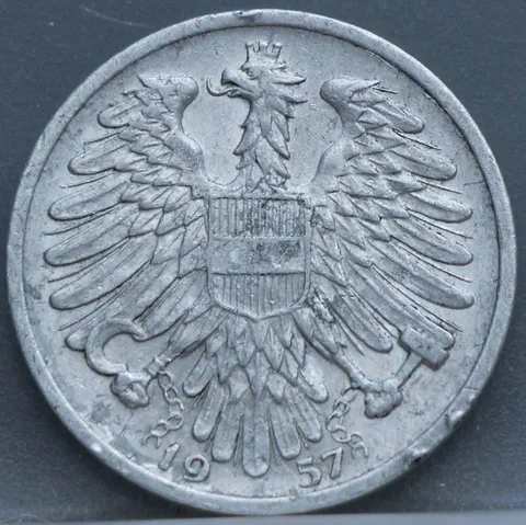 1 Schilling 1957 Oostenrijk — Aluminium