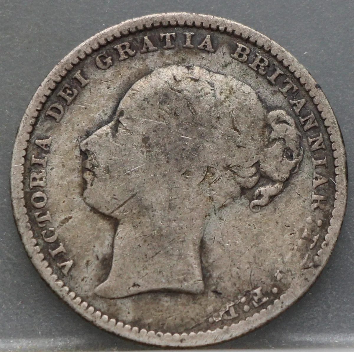 1 Shilling 1880 Verenigd Koninkrijk Zilver voorzijde, Zilver .925