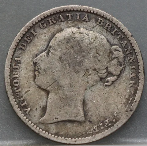 1 Shilling 1880 Verenigd Koninkrijk Zilver