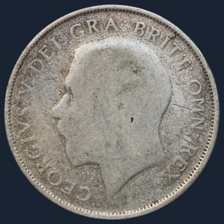 1 Shilling 1923 Verenigd Koninkrijk Zilver