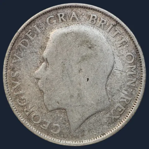 1 Shilling 1923 Verenigd Koninkrijk Zilver