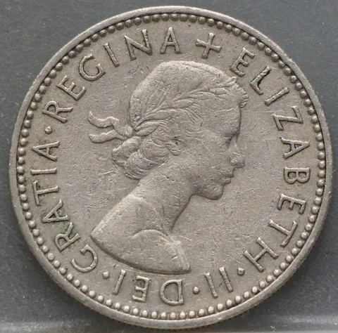 1 Shilling 1956 Verenigd Koninkrijk — Cupronikkel
