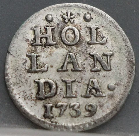 1 Stuiver 1739 — Pijl- of Bezemstuiver Holland