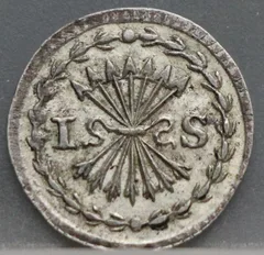 1 Stuiver 1739 — Pijl- of Bezemstuiver Holland achterzijde