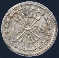 1 Stuiver 1760 — Pijl- of Bezemstuiver Holland