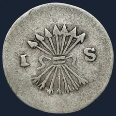1 Stuiver 1785 - pijl of bezemstuiver 1785 Gelderland