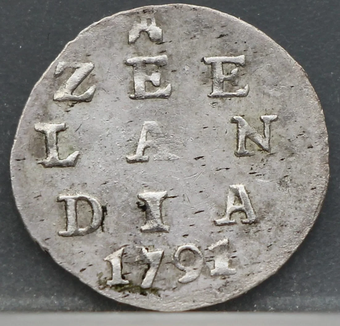1 Stuiver 1791 — Pijl- of Bezemstuiver Zeeland voorzijde