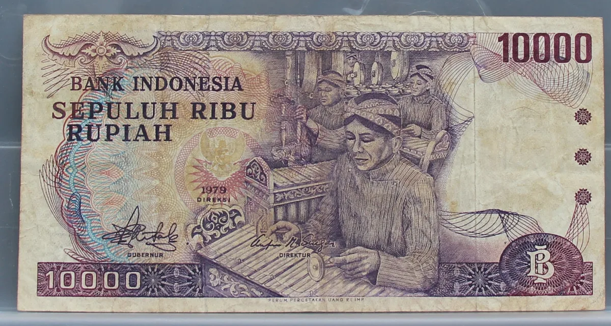 10.000 Rupiah 1979 — Indonesië voorzijde