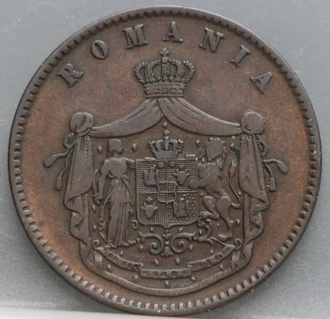 10 Bani 1867 Heaton — Roemenië Koper