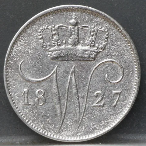 10 Cent 1827 B — Zilveren Dubbeltje