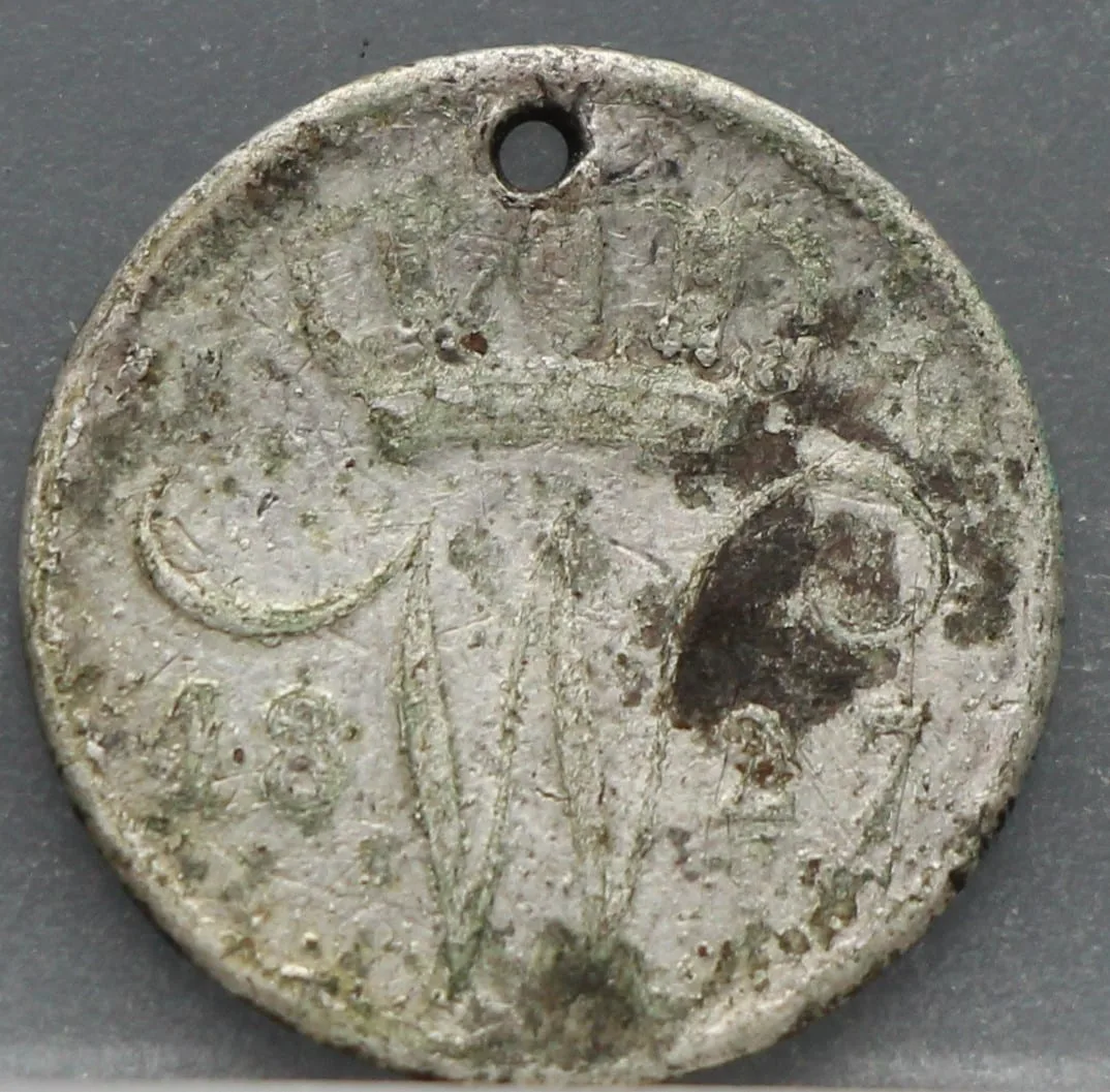 10 Cent 1827 U — Dubbeltje voorzijde, Zilver