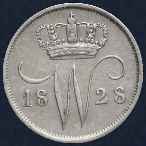 10 Cent 1828 Utrecht - Willem 1
