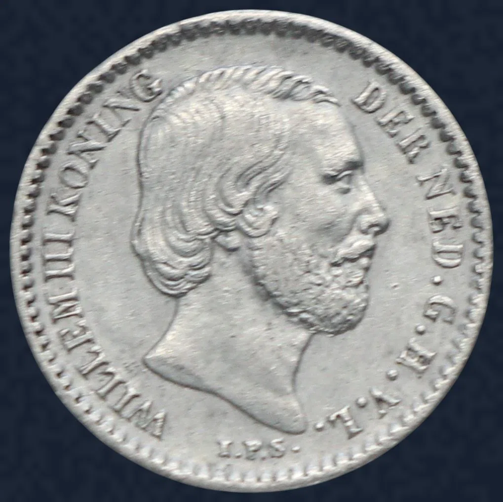 10 Cent 1873 Willem III Zilver