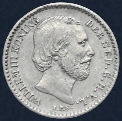 10 Cent 1873 Willem III Zilver